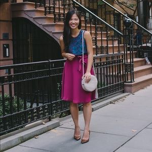 Ann Taylor fuchsia skirt